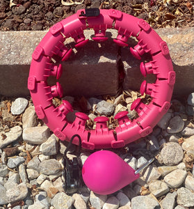 Smart Hula Hoop 24 Knots (52 Inches) Adults/Kids  Detachable, Adjustable Size, Non-Dropping, 360 Massage.